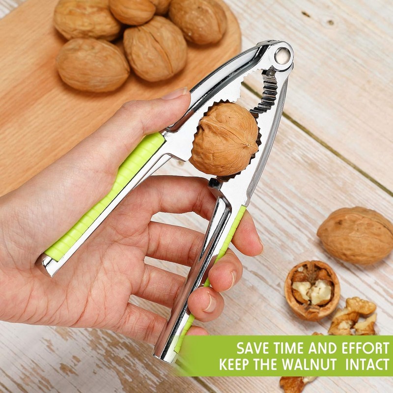 QckZee Nutcracker, High-Quality Nutcracker for Walnuts and Hazelnuts, Ergonomic Handle