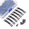 Swpeet 120 Pcs Sawtooth Picture Frame Hanging Hangers Double Hole