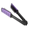 Clamp Flat Brush Double Sided Hair Straightening Artificial Bristle Splint