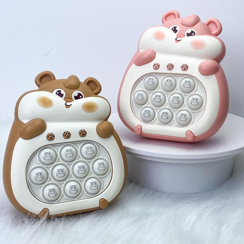 Cute groundhog Quick Push Console with Instant Sound Feedback Pop