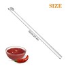 2Pcs Long Extendable Spoon Stainless Steel Telescopic Spoon Durable Useful