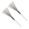 Drum Brush Steel Wire Maple Wooden Handle Percussion Tool Instrument