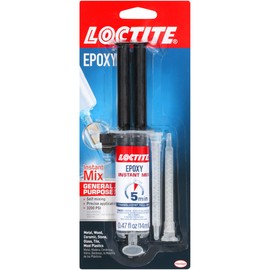Loctite Epoxy Five Minute Instant Mix 0.47-Fluid Ounce Syringe (1365868)