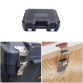 2PCS Stainless Steel Tension Clasp, 58mm Spring Loaded Toggle Latch, Toggle Clamp Latches for Box Drawer Cabinet