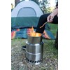 Stainless Steel Wood Burning Stove Extra Large - Portable Camping