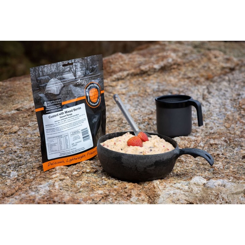 Custard with Mixed Berries (Breakfast/Dessert Range) | Freeze-Dried Camping &