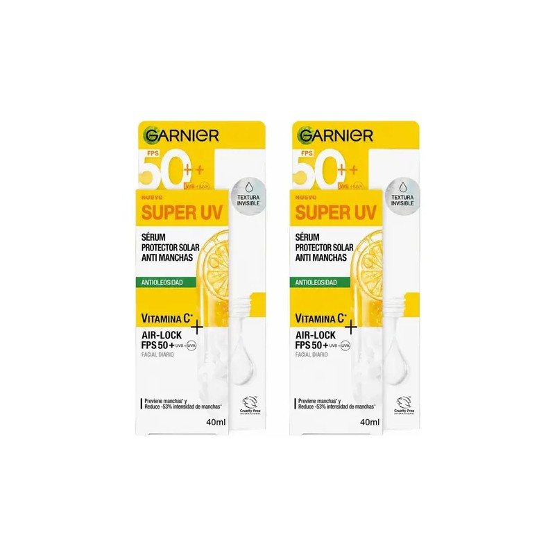 Kit de 2 Protector Solar Garnier Super UV FPS 50