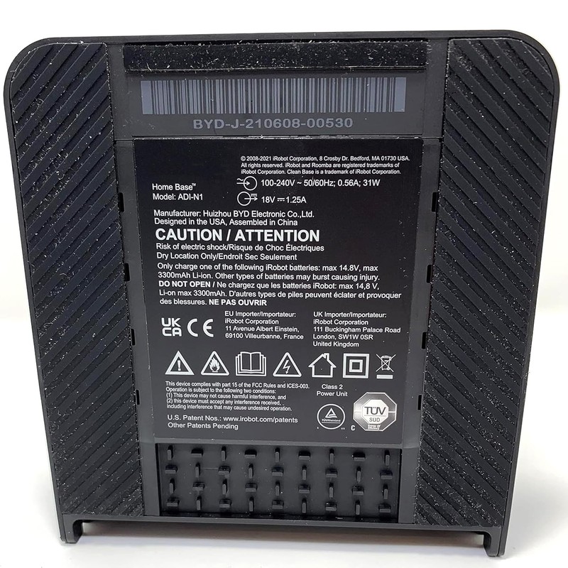 Dock Charger Base，Compatible for Roomba，J5 J7(7150) J8 J9 J Series