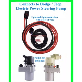 fits Dodge Jeep Electric Power Steering Pump Connector Plug Wiring Harness Kit