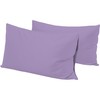 R&Z Plain Dyed Luxury Polycotton Housewife New 2 x Pillow