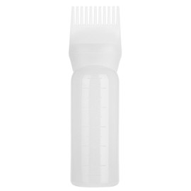 dshyuauoci Hair Applicator Bottle 160 ml Hair Oil Applicator Graduated Reusable Hair Dyeing at Home Suitable for Hair Dyeing at Home Hairdressing Salon White