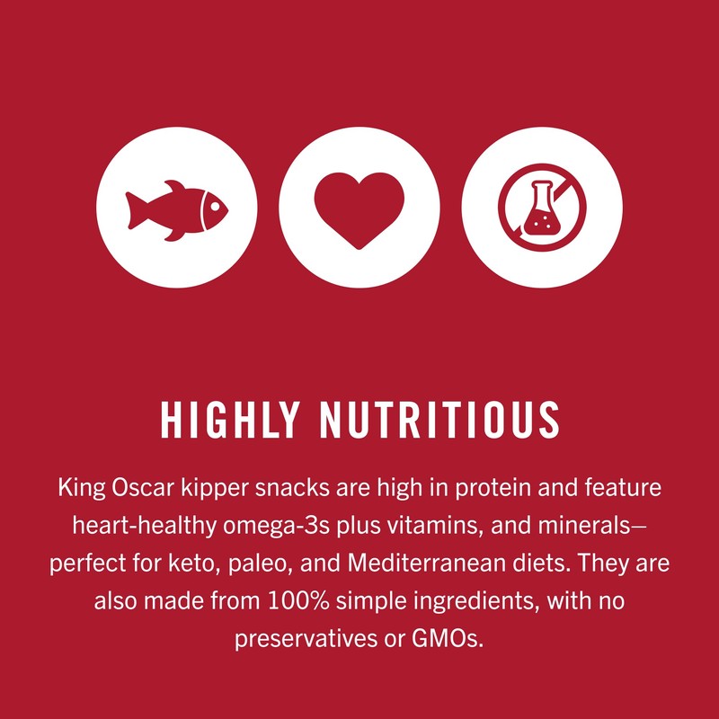 King Oscar Kipper Snacks, 3.54 Ounce Cans (Pack of 12),