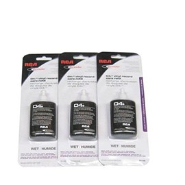 THREE BOTTLES - RCA Discwasher #RD-1046 1.25 oz. D4+ Vinyl Record Cleaning Fluid Refills by Discwasher