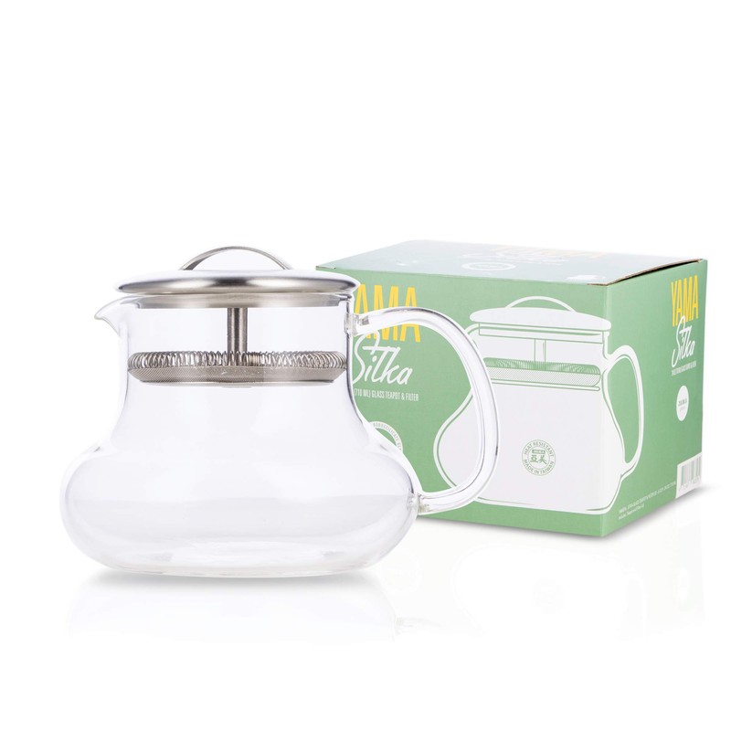 YAMA GLASS "SITKA" TEAPOT (12 OZ) (24OZ)