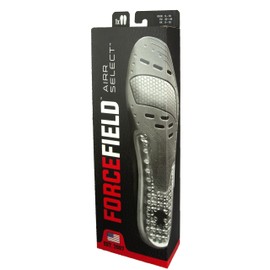 Forcefield Airr Select™ Insoles - Shock Absorbing Gel Cushion, Firm Arch Support, Heel Impact Protection, Comfort for Walking, Running & Everyday Use- UK Size 9-10