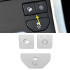 3pcs Central Control Button Sticker Aluminum Alloy Fit for Land