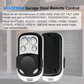 2 Pack 433.92 MHz Garage Door Opener Remote, JKZTJOF 4 Channel Universal Garage Door Remote for LiftMaster Chamberlain Craftsman Most Manufacturers Gadgets, Car, Home and Garage