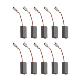 sourcing map 10pcs Carbon Brush 15mm x 7.8mm x 5mm Grinder Brush 6-100# Electric Motor Replacement Part Rotary Tool Cutting Machine Polisher Brushes for Repair Power Tools