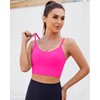 Pfreesea Strappy Sports Bras for Women High Support Open Back