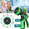 Expandable Garden Hose 25ft with 10 Function Nozzle Sprayer -