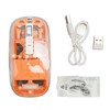 Wireless Bluetooth 3 Mode BT5.1 BT5.1 2.4GHz Mouse Transparent Clear