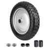 Sutmorly 4.80/4.00-8 Tire, 14.5" Flat Free Wheelbarrow Tire and Wheel,