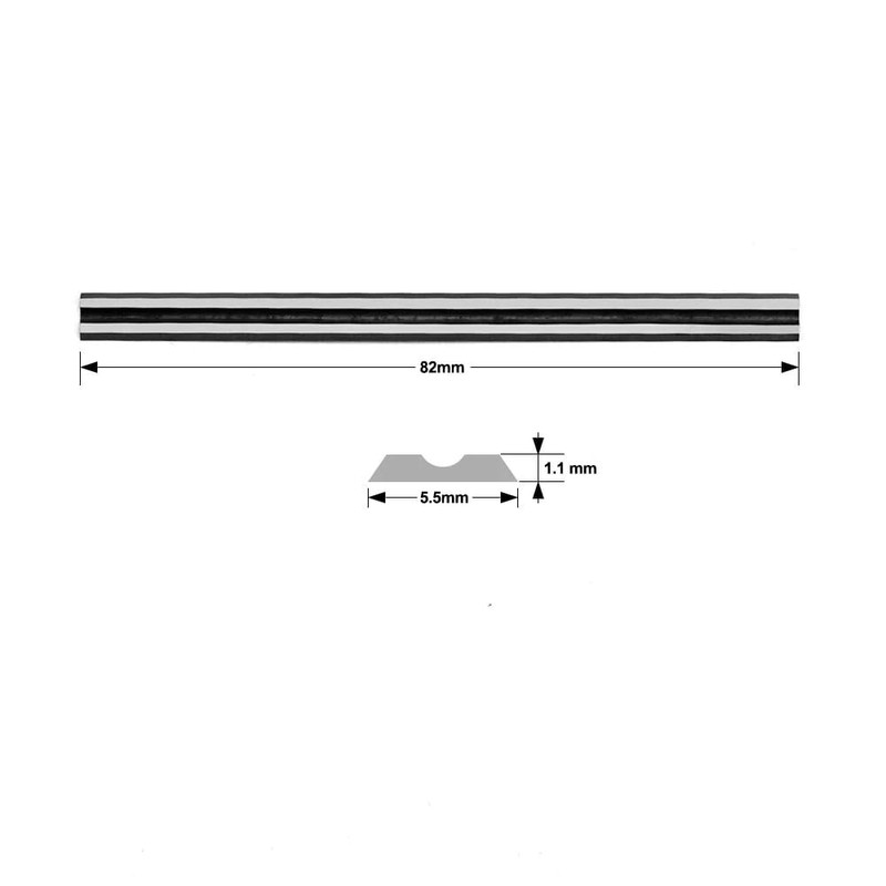 82mm German Carbide Planer Blades for DeWalt Makita Metabo Ryobi