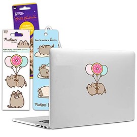 Pusheen Cat Sticker Bookmark Bundle Pack ~ Pusheen Puffy Leather Sticker for Phone Laptop Devices and Pusheen Bookmark with Kitten Stickers (Pusheen the Cat Office Supplies School Supplies)