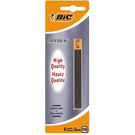 Bic Criterium Mechanical Pencil 2 mm in Blister Packaging,Black