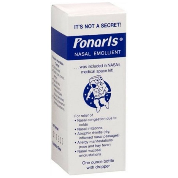 Ponaris Nasal Emollient 1 oz (Pack of 12)