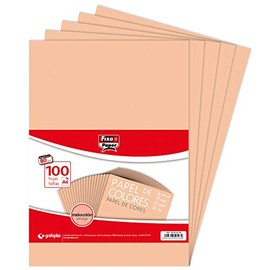 FIXO Paper 65009248 Pack of 100 Sheets 80 g Paper Peach A4