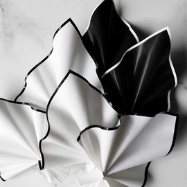 Wrapping Paper Bouquet Set of 40 2 Colors Black and White Packaging Material Large Waterproof Wrapping Paper Flower Paper Wrapping Paper Fashionable Flower Wrapping Paper Wedding Valentine's Day