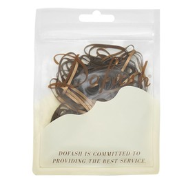 Dofash 2*75MM Snag-free Elastic Hair Ties Rubber Bands for Hair Elastic Hair Bands Hair Rubber Bands Hair Elastics for Women's Hair - 150pcs (Rose Gold)