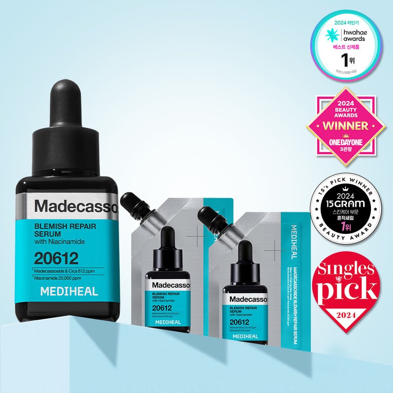 MEDIHEAL Madecassoside Blemish Repair Serum 40ml (+20ml) - MEDIHEAL Madecassoside
