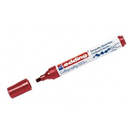 Edding 1455 Calligraphy Marker - Red
