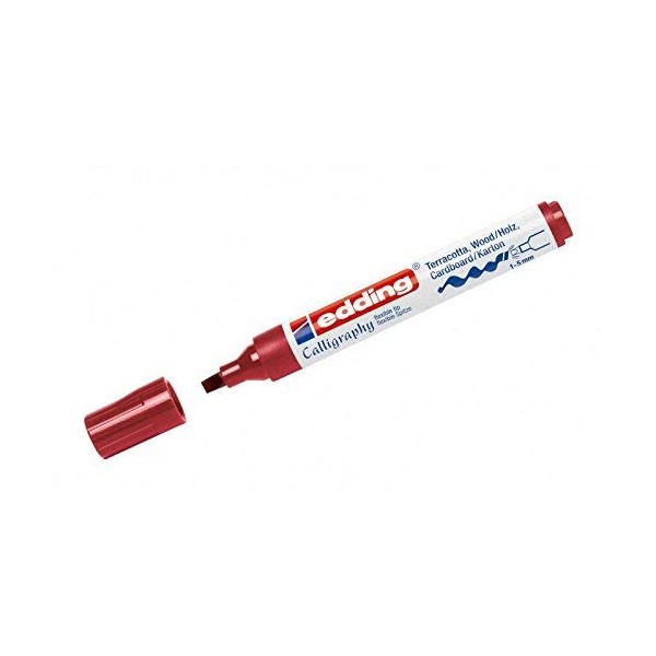 Edding 1455 Calligraphy Marker - Red