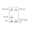 Narva 20A 12V Illuminated off/On Sealed Rocker Switch with LED