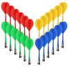 Accmor 24pcs Magnetic Darts Replacement for Dartboard, Plastic Safety Darts