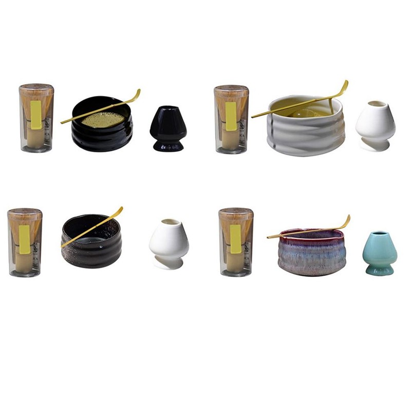 Matcha Tea Whisk Set Matcha Bowl Traditional Scoop Tea Brush