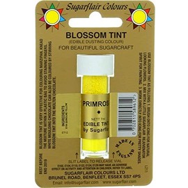 Sugarcraft Sugarflair Colour Blossom Tint Powder Dust Primrose 7ml