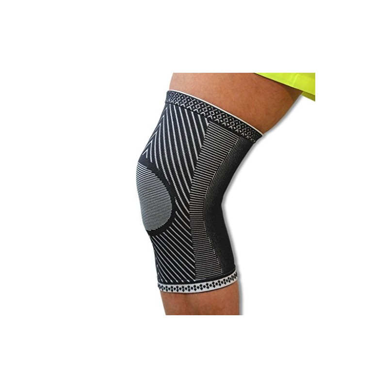 Medical Grade Compression Knee Support. Made with Advanced 4 Way