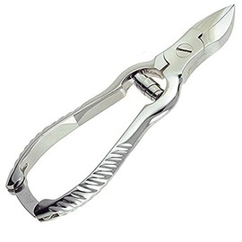 AAProTools Nail Nipper Toe Toenail Clippers Ingrown and Thick Toenails Stainless Steel Nippers Lap Joint- Barrel Spring- for Professional Medic Surgi Equipment 4.75 inch