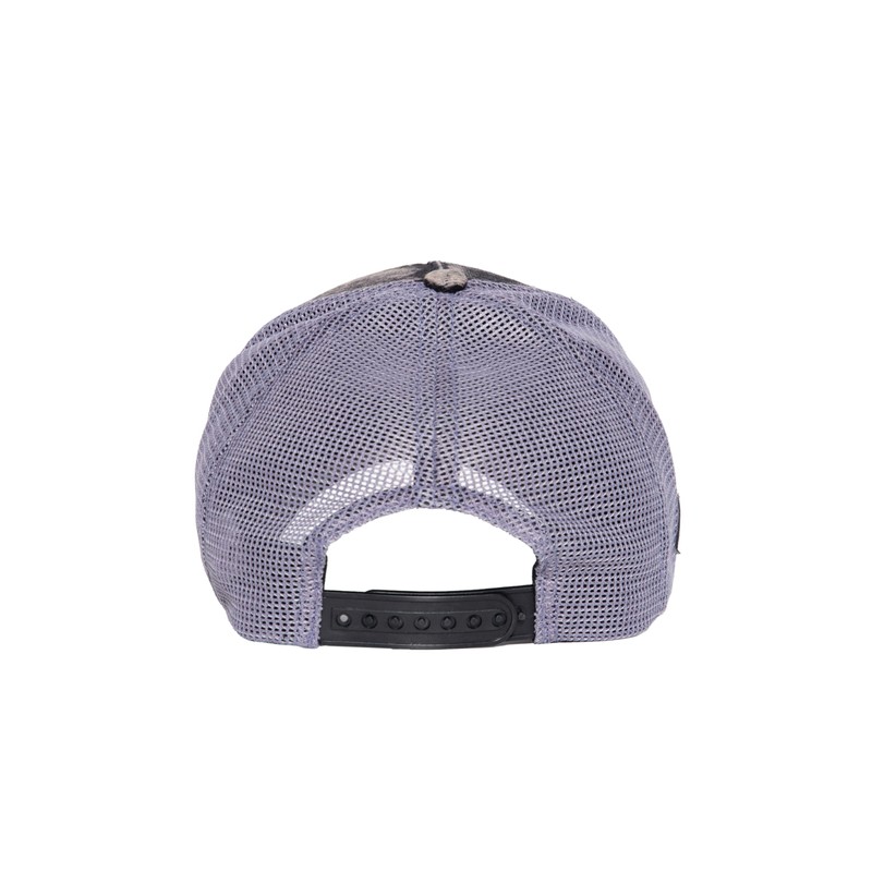 King Kerosin Men's Trucker Cap Mesh Cap Pickup Acid Wash