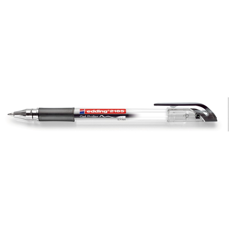 Edding 2185 Gel Rollerball Pens (Standard Colours), 7 Pieces, 0.7