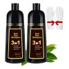 Shampoo Tinte Instantáneo Cubre Canas Natural Jengibre 2 Pz