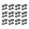 uxcell 16Pcs #25 Chain Master Connector Link Roller, 1/4" Pitch