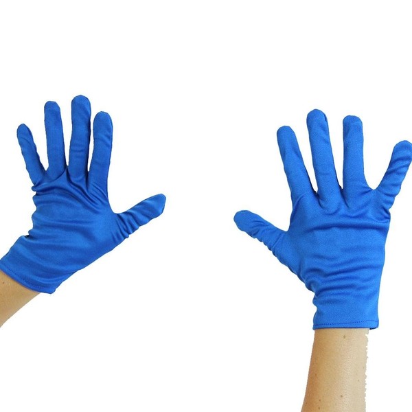 Danzcue Adult Color Flash Gloves, Bright Royal