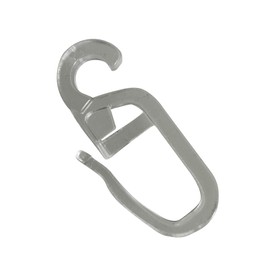 Rewagi High Quality Pleat Curtain Hooks With 5 mm Eyelets, Colour: Transparent - 25, 50, 100, 200 pieces