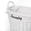 Wickerwise Handwoven Laundry Basket with Liner & Handles - Boho