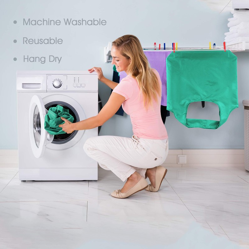 BeeGreen Reusable-Grocery-Bags-Foldable-Machine-Washable-Reusable-Shopping-Bags-Bulk Colorful 10 Pack 50LBS Extra Large Folding Reusable